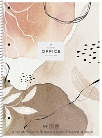 Коледж-блок, спiраль, А4+/80арк., у лінію, білий блок, 70г/м2, картон, ВД-лак, Student - 1 - smarttoys.com.ua