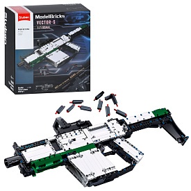 Конструктор SLUBAN M38-B1356 зброя, автомат, 60,3см, 1:1, 711дет,, кор. 30-33-14,5см - 1 - smarttoys.com.ua