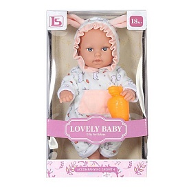 Пупс LS1255-2 морква, кор., 19-31,5-14 см. - 1 - smarttoys.com.ua