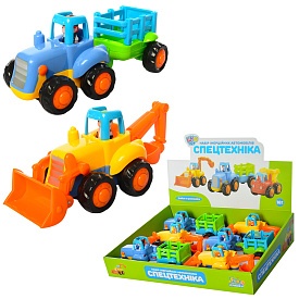 Спецтехніка 326AB інерц., 2 види, 6 шт. в диспл., 34-24-8 см. - 1 - smarttoys.com.ua