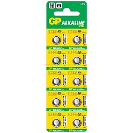 Батарейка GP дискова Alkaline button cell.1.5V. A76F-U10 - 1 - smarttoys.com.ua