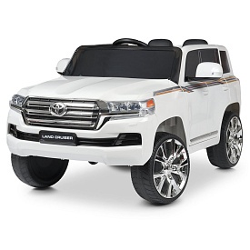 Джип JJ2022EBLR-1(24V) радіокер.2,4G, акум1*24V5AH, 2*25W/2*45W, муз, EVA, USB, MP3, TF, шкіра,білий - 1 - smarttoys.com.ua