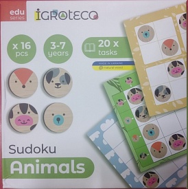 Логічна гра "Судоку Тварини" 16ел. - 1 - smarttoys.com.ua