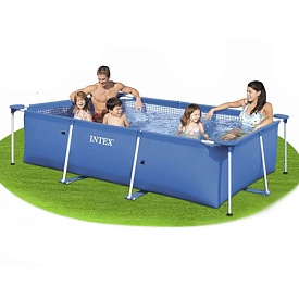 Басейн каркасний 28272 прямокутний, 300-200-75 см, 3834л, кор., 101-30-25,5 см. - 1 - smarttoys.com.ua