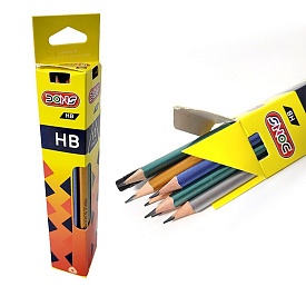 Олівці чорнографітні, HB, трикутні, Арт.7012, 81-1, Імп (DONS) - 1 - smarttoys.com.ua