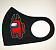 Маска Pitta Print M Among Us Red Devil Black																						 - 1 - smarttoys.com.ua