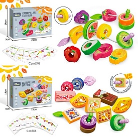 Гра M10C-D шнурівка,продукти12шт.,мотузка2шт.,картки6шт.,2види(фрукти,солодощі/продук.),кор.,21-14-5 - 1 - smarttoys.com.ua