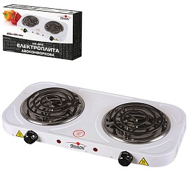 Плита електрична переносна двоконфоркова 2х1000вт ME-0013 - 1 - smarttoys.com.ua