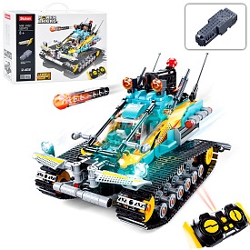 Конструктор SLUBAN M38-B1021 радіокер. 2.4G, акум., транспорт, 530 дет., кор., 38-28,5-10 см. - 1 - smarttoys.com.ua