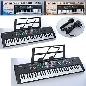 Синтезатор MQ022-23UF 61 клавіша, запис, 2 види, FM,USB,мікрофон, 2 види, від мережі, кор., 23,5-83- - 1 - smarttoys.com.ua