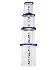 Набір ємностей для сипучих продуктів 0,65л+1,0л+1,5л+2,0л (індиго) - 1 - smarttoys.com.ua