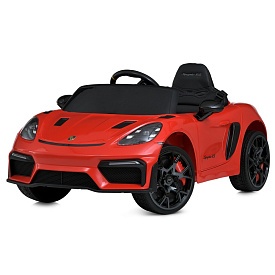 Машина M 6055EBLR-3 радіокер. 2,4G, 12V9AH, 2*35W, MP3, USB, SD, BT, EVA, шкіра,муз.,світло,червоний - 1 - smarttoys.com.ua