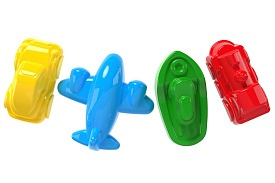 Іграшка "Формочки для піску ТехноК", арт.1486 - 1 - smarttoys.com.ua