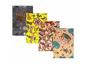 Пакет паперовий JUMBO Wnite Glitter  33x12,7x47,7  210gsm , асорті - 1 - smarttoys.com.ua