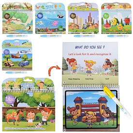 Книжка для малювання 666 водою, картон, 19-16см., маркер, 6 видів, кул., 25-21-1см. - 1 - smarttoys.com.ua