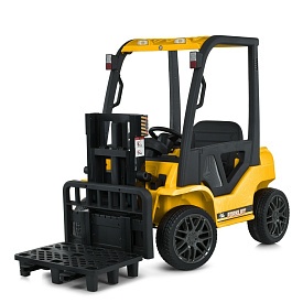 Навантажувач M 6063EBLR-6 2,4G, 1 акум.12V7AH, 2 мотора45W, MP3, USB, TF, EVA, муз., шкіра, жовтий - 1 - smarttoys.com.ua