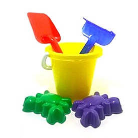 Відро мале №2 +лопатка, грабельки, 2пасочки (26*19*19см) 012/1 Бамсік  - 1 - smarttoys.com.ua