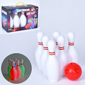 Боулінг MR 1431 кеглі, куля, світло, бат. (табл.), кор., 30-20-14,5 см. - 1 - smarttoys.com.ua