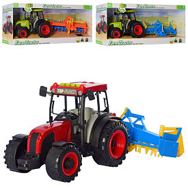 Трактор 6188E-7188E інерц., сільгосптех., 2 види/мікс кольорів, муз., світло, бат.,кор.,51-22-15,5см - 1 - smarttoys.com.ua