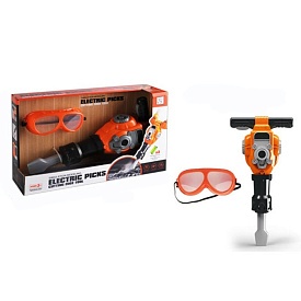 Набір інструментів HB3299-23 відбійний молоток, рухлива деталь, маска, бат., кор., 38,5-23-10,5 см. - 1 - smarttoys.com.ua