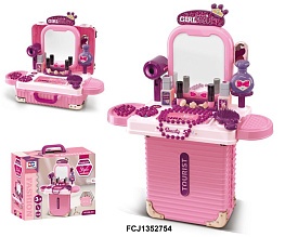 Трюмо 008-303A 3в1, аксесуари, прикраси, складється в чемодан, кор.,24,5-19,5-10 см. - 1 - smarttoys.com.ua