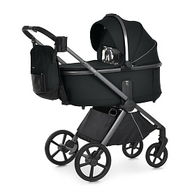 Візок універсальний 2в1 El Camino ELLE ME 1221 Blackлюл+прогул.блок,хром.р,2дощ.мос.сіт.рюк.алюм.ч. - 1 - smarttoys.com.ua
