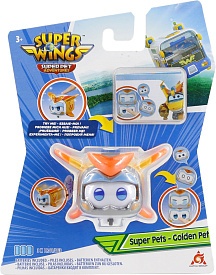 Ігрова фігурка Super Wings Super Pet Золотий Хлопчик (Golden Boy pet), світло - 1 - smarttoys.com.ua