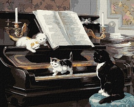 Набір для розпису по номерах. "Музиканти" 40x50см - 1 - smarttoys.com.ua