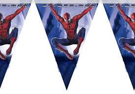 Гірлянди паперові "Людина Павук" - 1 - smarttoys.com.ua