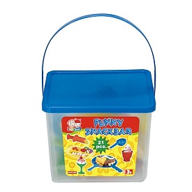 Тісто для ліплення 3629 10 шт. (в стіках), аромат., інструм., посуд,мікс кольорів,відро,14-11-11,5см - 1 - smarttoys.com.ua