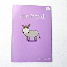 Блокнот TM Profiplan "Artbook donkey", А6 - 1 - smarttoys.com.ua