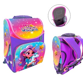 Ранець-короб ортопедичний, Магічний Єдиноріг 34*26*15см, Space, Д - 1 - smarttoys.com.ua