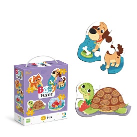 Пазл 4 в 1 Baby puzzle. Домашні тварини - 1 - smarttoys.com.ua