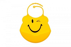 Ф 933 Фартух силіконовий нагрудний з карманом на застібці - 2 - smarttoys.com.ua