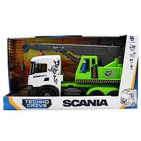 Автомодель серії "Mid Truck" – АВТОКРАН SCANIA (світло, звук) - 1 - smarttoys.com.ua