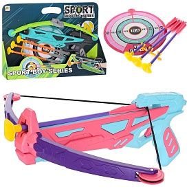 Арбалет 915-16C стріли-присоски 3 шт., мішень, 2 кольори, кор., 42,5-30-5,5 см. - 1 - smarttoys.com.ua