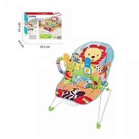 Дитячий шезлонг-гойдалка 98222 0-18кг вібрац.муз.кор.53,5*8,5*38,5 - 1 - smarttoys.com.ua