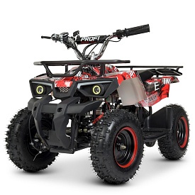 Квадроцикл HB-ATV800AS-3 мотор 800W, 3 акум. 12A/12V, швид. 25 км/ч, до 65 кг, червоний. - 1 - smarttoys.com.ua