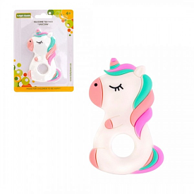 Іграшка дитяча. Прорізувач силіконовий "Єдиноріг" - 1 - smarttoys.com.ua
