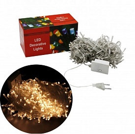 Гірлянда №NC127-100-Н-1 прозр.5шнур.8функ.80-100LED ламп жовтого кольору 7м 220v в кор.(100) - 1 - smarttoys.com.ua