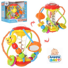 Гра 929 брязкальце-логіка, лабіринт, вертушка, дзеркальце, 2 кольори, кор., 21-19-17 см. - 1 - smarttoys.com.ua