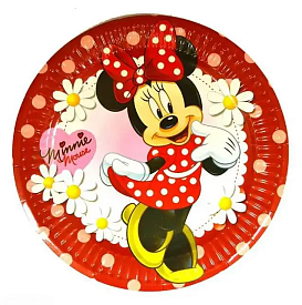 Тарілки "Дівчинка мишка" (18,0 см)(10шт-уп) - 1 - smarttoys.com.ua