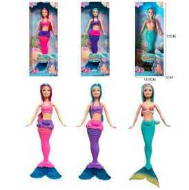 Лялька YL823-16-17-18 русалка, 3 види, кор., 14-37,5-5 см. - 1 - smarttoys.com.ua