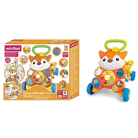 Каталка-ходунки 0878-NL шестерні, дзеркало, рухливі деталі, муз., світло, бат., кор., 47-40-10 см. - 1 - smarttoys.com.ua