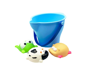 Набір для купання Відерце і тваринки 3шт - 1 - smarttoys.com.ua