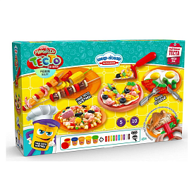 Набір креативної творчості TMD-09-01U "Тісто для ліпки "Master Do" ШЕФ-КУХАР Піцца велика укр (4) "Danko Toys" - 1 - smarttoys.com.ua