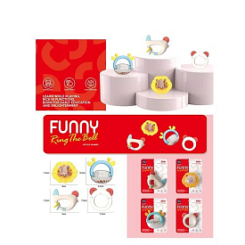 Брязкальце RT 689-18 (144) 4 види, на листі, ВИДАЄТЬСЯ ТІЛЬКИ МІКС ВИДІВ - 1 - smarttoys.com.ua