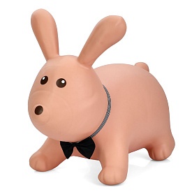 Стрибуни-тварини MS 4483 зайчик, ПВХ, 1550-1600г, кул., 29-29-8 см. - 1 - smarttoys.com.ua