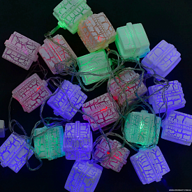 Гирлянда світлодіодна Подарунок С 31304 (50) 20 лампочок, 5 метрів, мультиколор - 1 - smarttoys.com.ua