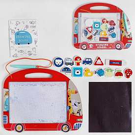 Дошка для малювання дерев`яна C 54574 (48)  магнітна, в плівці - 1 - smarttoys.com.ua